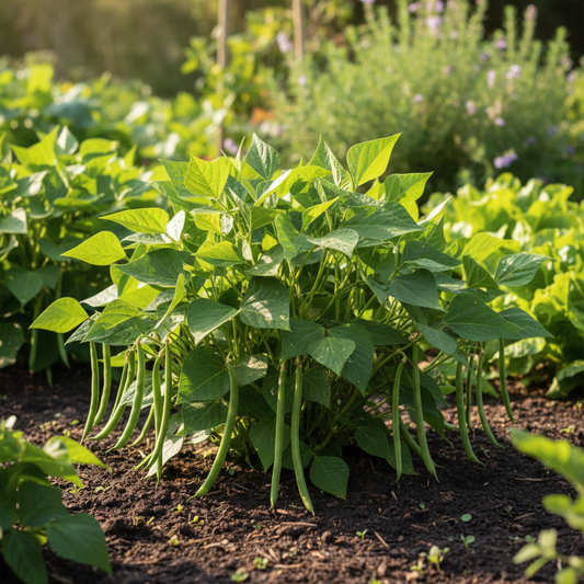Contender Bush Green Beans - Growing