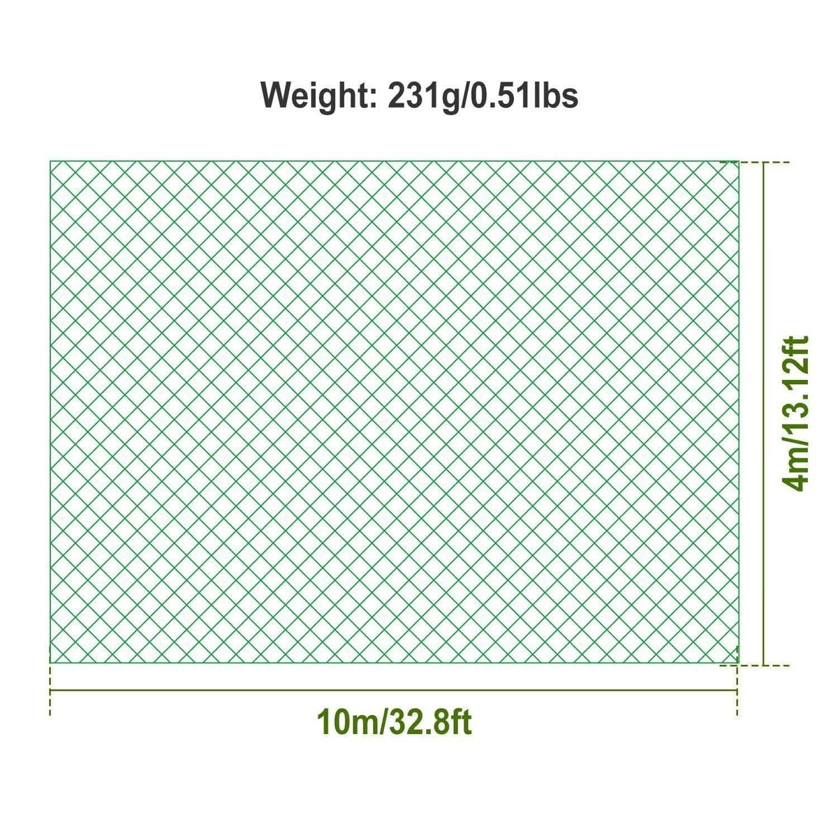 13 x 33 Ft. Garden Net