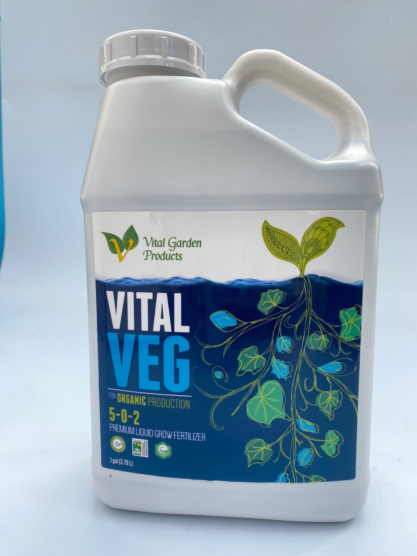 Vital Veg - Plant Based Liquid Grow Fertilizer 5-0-2