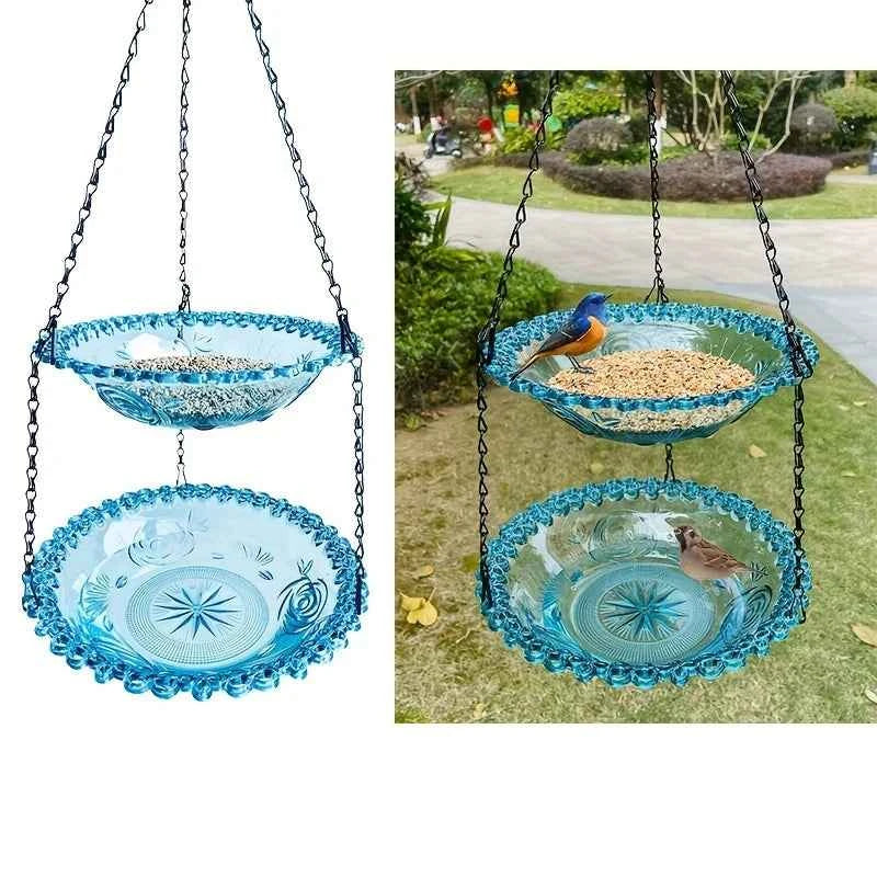 2-in-1 Bird Feeder and Bird Bath