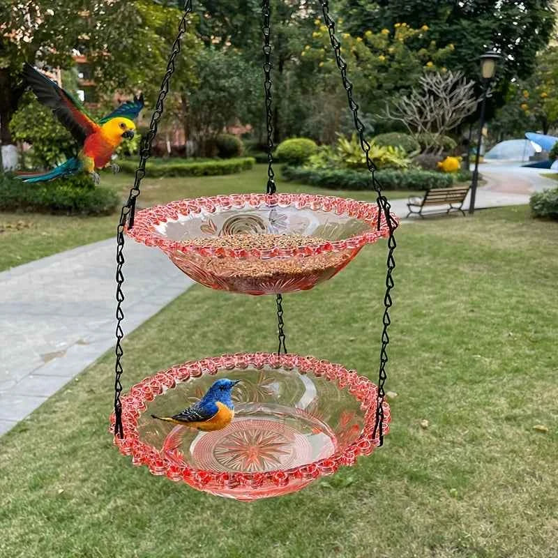 2-in-1 Bird Feeder and Bird Bath