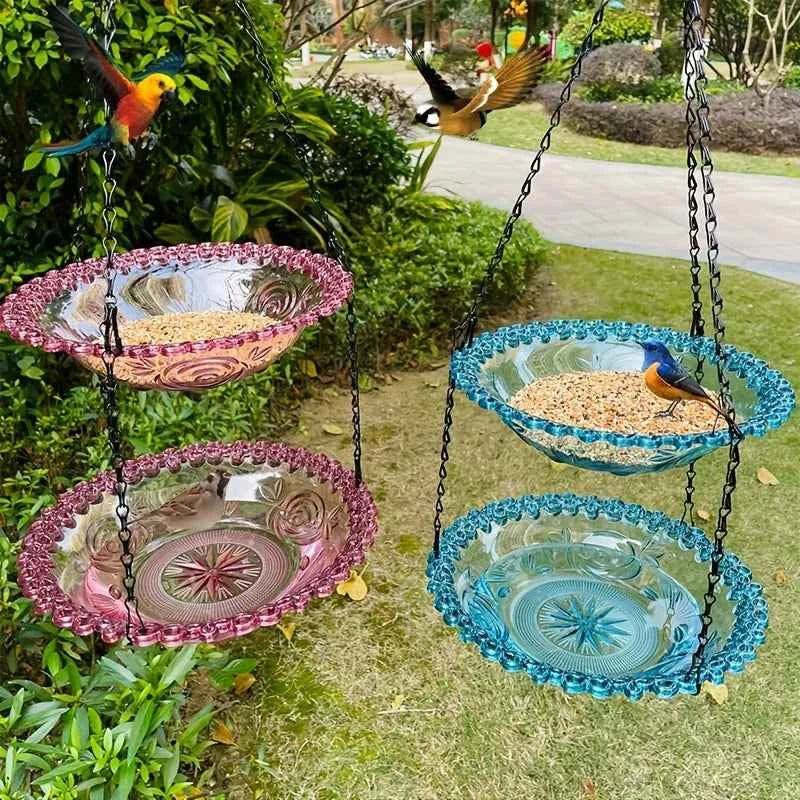 2-in-1 Bird Feeder and Bird Bath